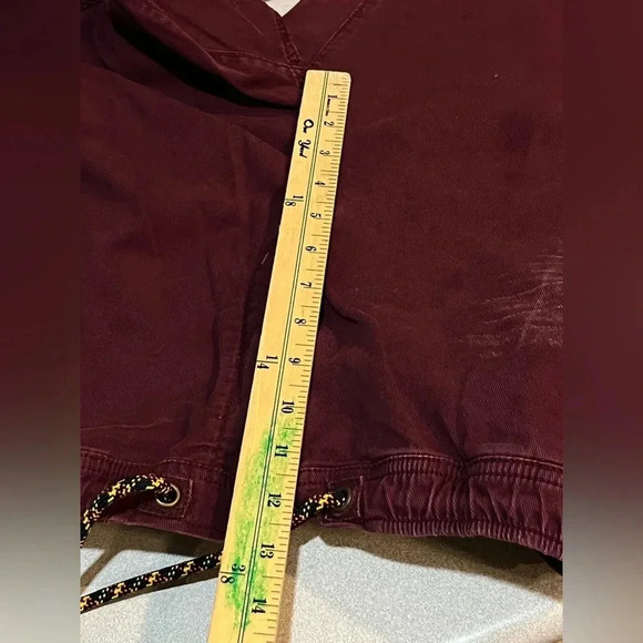 Urban outfitters Without Walls Calvary Twill Trail Jogger Burgundy Pant X-Large - Picture 7 of 9
